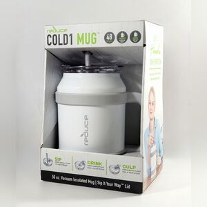 Reduce Cold1 50oz Reusable Tumbler Mug Stainless Leakproof 36 HRS Cold Straw NIB